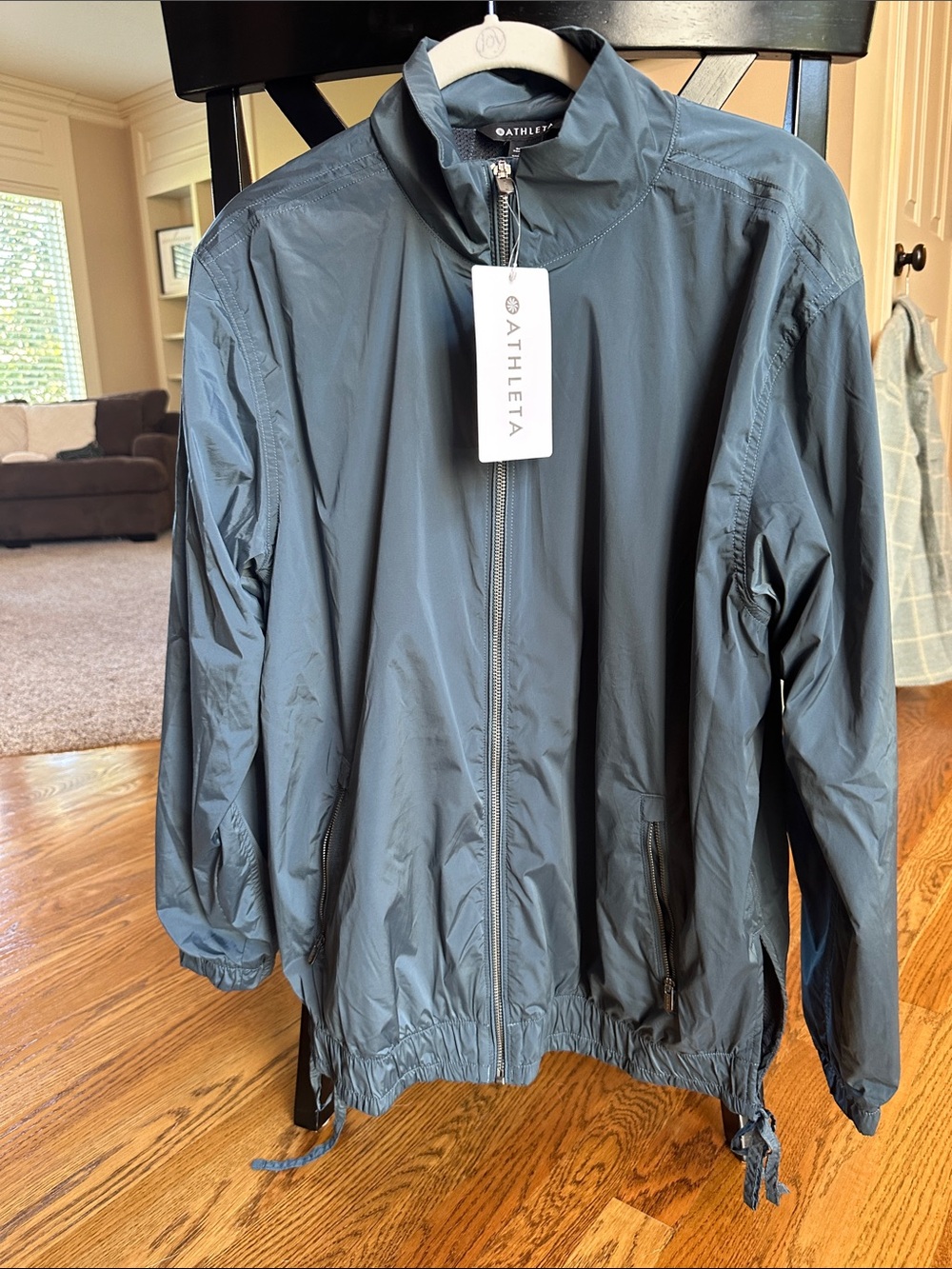 Athleta Teal Women's Lightweight Anorak jacket